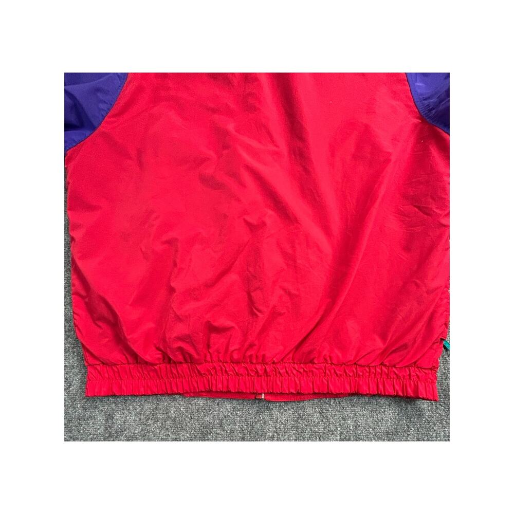 90s Vintage Columbia Powder Keg Ski Jacket Men's Large Red Purple Made in Korea - Picture 12 of 14